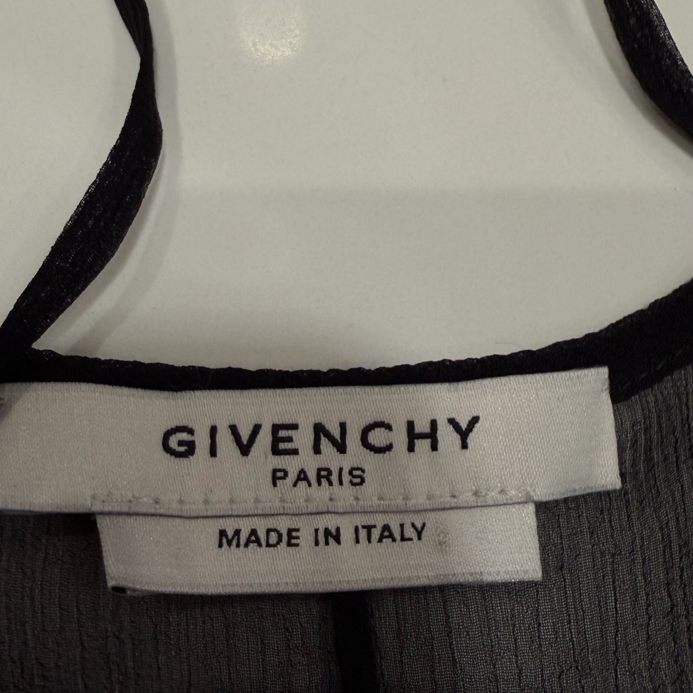 Givenchy black Ruffle Lace Robe - Picture 13 of 16